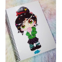 Cute Vanellope notebook cuaderno A5