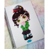 Cute Vanellope notebook cuaderno A5