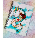 Cute Chihiro and Haku notebook cuaderno A5