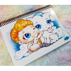 Cute Natsu notebook cuaderno A5