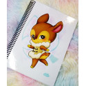 Cute Fauna Bibi notebook cuaderno A5