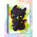 Cute Toothless Desdentado notebook cuaderno A5