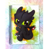 Cute Toothless Desdentado notebook cuaderno A5