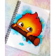 Cute Calcifer notebook cuaderno A5