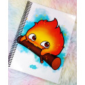 Cute Calcifer notebook cuaderno A5