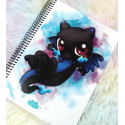 Cute Mega Charizard X notebook cuaderno A5