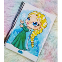 Cute Elsa notebook cuaderno A5