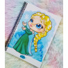 Cute Elsa notebook cuaderno A5