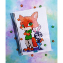 Cute Zootopia sketchbook cuaderno A5