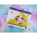 Cute Rapunzel sketchbook cuaderno A5