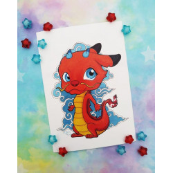 Print Mushu lámina A4