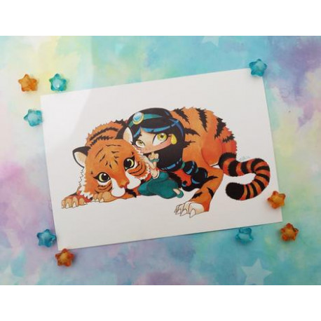 Print Jasmin lámina A5