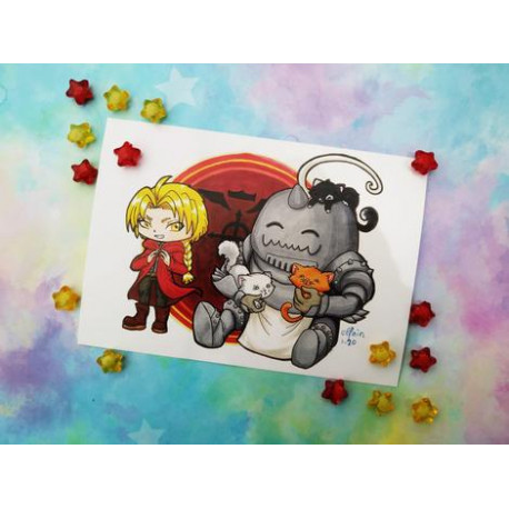 Print Edward y Alphonse lámina A5