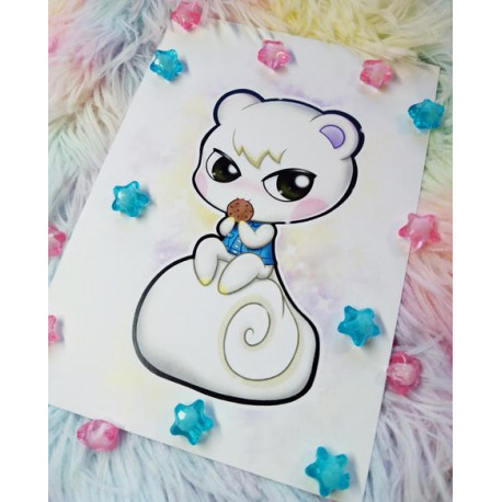 Cute Marshal Munchi A5 print impresión