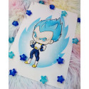 Baby Vegeta SS Blue A5 print impresión