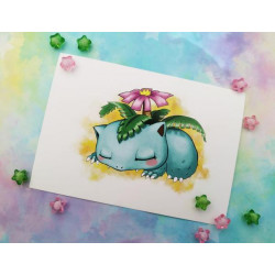 Print Venusaur lámina A4