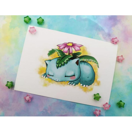 Print Venusaur lámina A4
