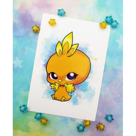 Print Torchic lámina A5