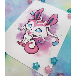 Print Sylveon lámina A4
