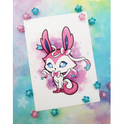 Print Sylveon lámina A5