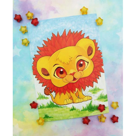 Print Simba lámina A5