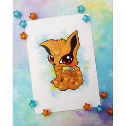 Print baby Kurama lámina A4
