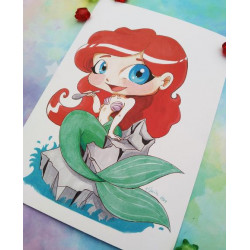 Ariel A4 print lámina