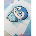Print Piplup lámina A5
