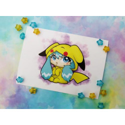 Print Miku Pika lámina A5