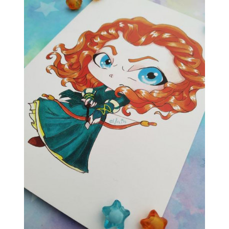Print Merida lámina A4
