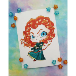 Print Merida lámina A5