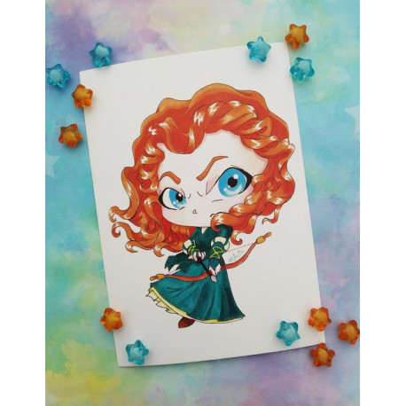 Print Merida lámina A5