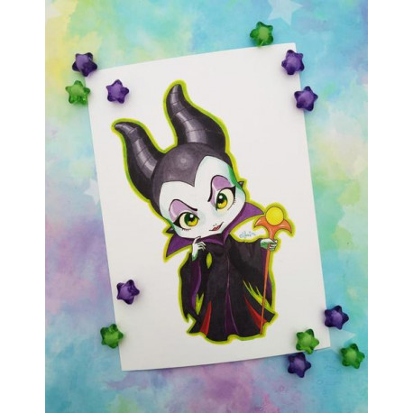 Print Malefica Maleficent lámina A4