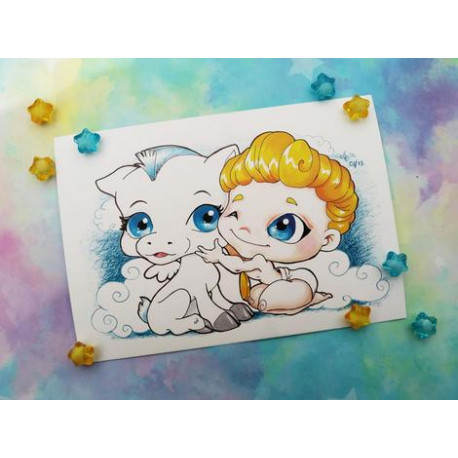 Print Hercules lámina A5