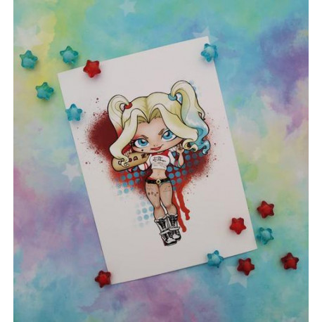 Print Harley Q lámina A4
