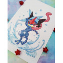 Print Greninja Ash lámina A4