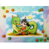 Print Goku y Shenlong lámina A4