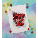 Print Foxy lámina A4