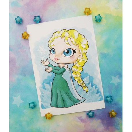 Print Elsa lámina A4