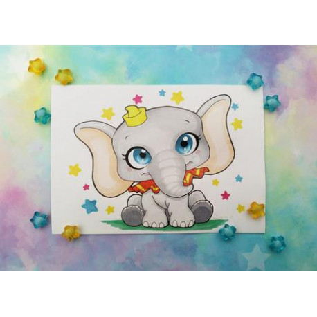 Print Dumbo lámina A5