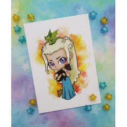 Print Daenerys lámina A5