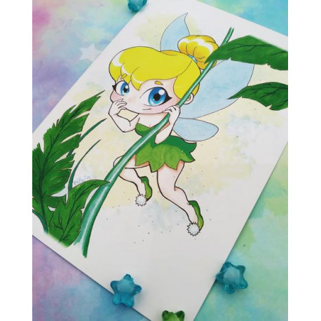Print Campanilla Tinkerbell lámina A4