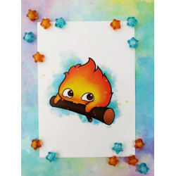 Print Calcifer lámina A5