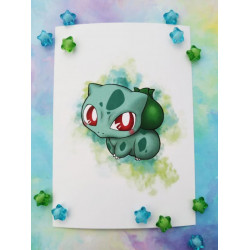 Print Bulbasur lámina A5