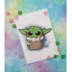 Print baby Yoda Lámina A4