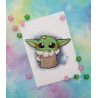 Print baby Yoda Lámina A4