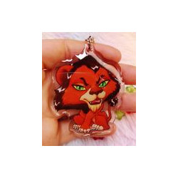 Cute Scar Keychain LLavero