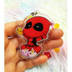 Cute Deadpool Keychain LLavero