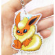 Cute Flareon Keychain LLavero