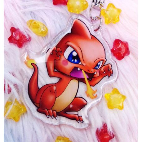 Cute Charmeleon Keychain LLavero